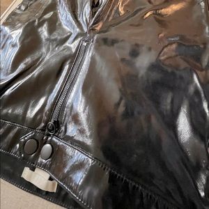 Patin black high waisted pants